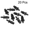 sourcing map Barb Drip Pipe End Closure Cap 4mm and