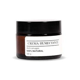 Crema Facial Hidratante Anti Arrugas de Uso Diurno, 100% Natural, Previene Líneas de Expresión, Estimula Producción de Colágeno, Mejora Tono y Textura