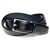 KIETH KE21414-19 Men's Business Belt, Black, Leather, 1.2 inches (30