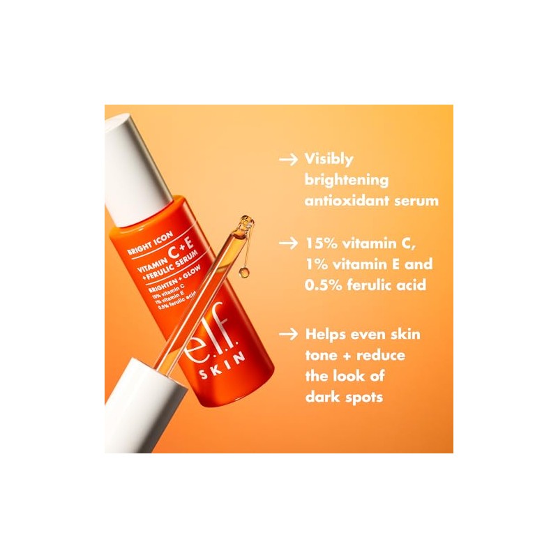 e.l.f. Suero Bright Icon Vitamin C + E + Ferulic