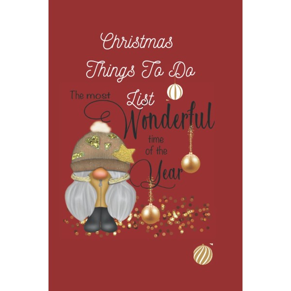 Things To Do For Christmas, Journal: Listing Thinge To Do