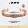 Jeracol Copper Bracelet for Women Men,Tree of Life Magnetic Bracelet