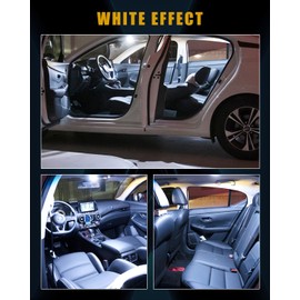 EverBright 20-Pack T10 194 Led Bulb, White 5050 5 SMD 2825 W5W 912 168 LED Bulb Replacement For Car Interior Lights Clearance Wedge Dome Trunk Dashboard Bulb License Plate Light Lamp DC 12V