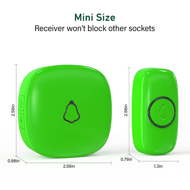 SECRUI Wireless Doorbells for Home, Classrooms, Apartments, Businesses, etc. Easy