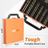 ENERTWIST Cobalt Drill Bit Set, 99Pcs HSS Twist Jobber Drill