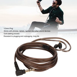 3.9ft Stereo Audio Cable, Replacement Headphone Cable with 3.5mm Plug, OFC Earphone Cable for IE40 Pro Headphone