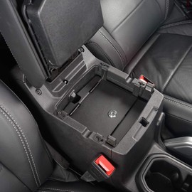 u-Box JL Wrangler - Consola de almacenamiento con bloqueo de seguridad, accesorios interiores para Jeep Wrangler JL y JLU Unlimited