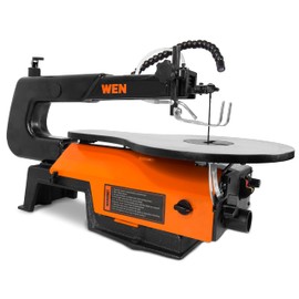 WEN Variable Speed Scroll Saw, 16-Inch with Work Light and Easy Access Blade Changes (3923)