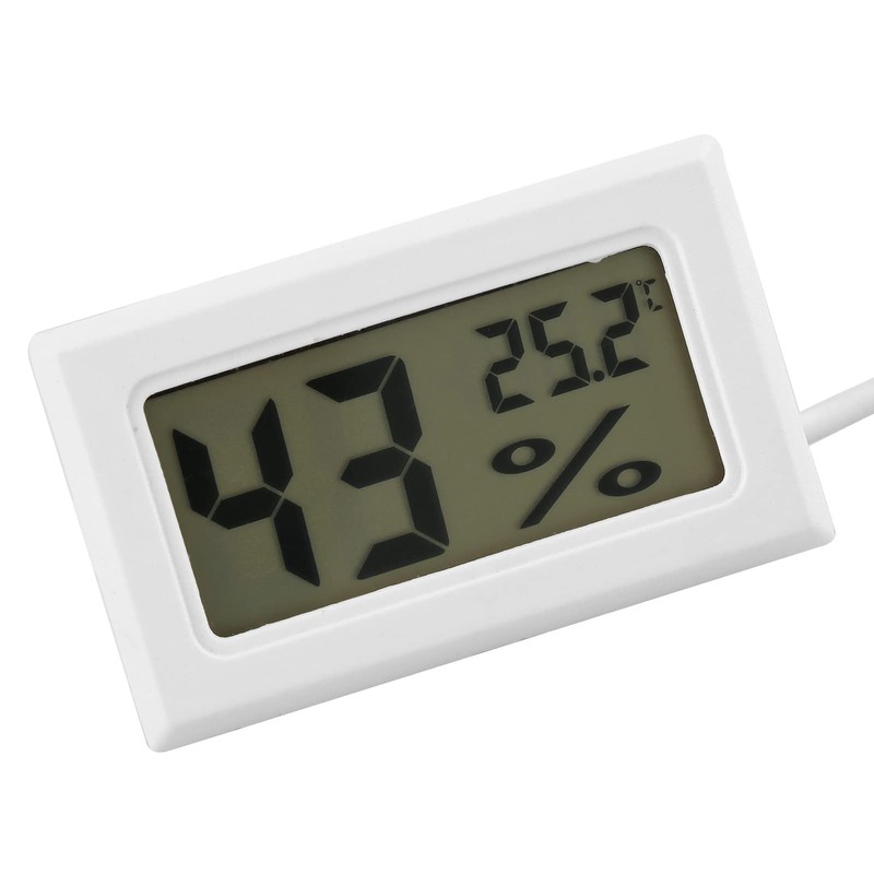 Mini Hygrometer Thermometer, LCD Digital Temperature and Humidity Display, Thermometer