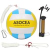 ASOCEA Soft Tetherball and Rope,Outdoor Backyard Toy for Large Medium