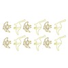 100pcs Shaped Paper Clips Pterosauria Yellow Dinosaur Shape Metal Portable