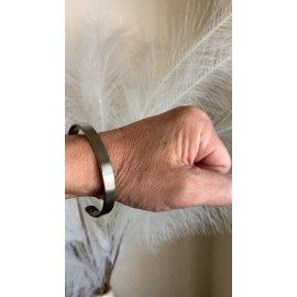 Unbranded Titanium Silve Magnetic Bracelet 10 Magnets Renew Energy Balance Power Calm Joy - 7.5