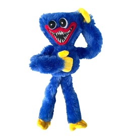 XEANCO Huggy Wuggy Plush Toy Blue, Poppy Playtime Soft Stuffed Long Plush, Funny Cute Plush Toy Perfect for Girls, Boys, Kids, Friends and Gifts(Blue)