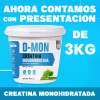 Creatina D-mon Monohidratada 3kg 600 Servicios Variossabores