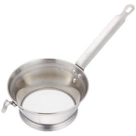 Endo Shoji Commercial Use Oil Strainer, Main Unit 18-0 Stainless Steel, Net 18-8 Stainless Steel, Made in Japan