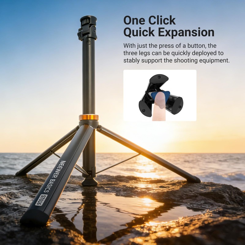NEEWER Basics Photography Light Stand, 81" Extendable Metal Portable Adjustable