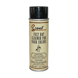 SCOUT Wool Felt Hat Cleaner Spray, Dark Hat