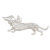 WEVENI Dachshund Enamel Brooch Pin Jewelry for Women Girls Dress