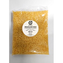 Purewax Brazilian Wax, Yellow, Premium for Streak-free and Painless Hair Removal, New Creamy and Highly Elastic Formula, 400 g