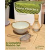Vaiheng Matcha Whisk Set with Matcha Bowl, Matcha Whisk Holder