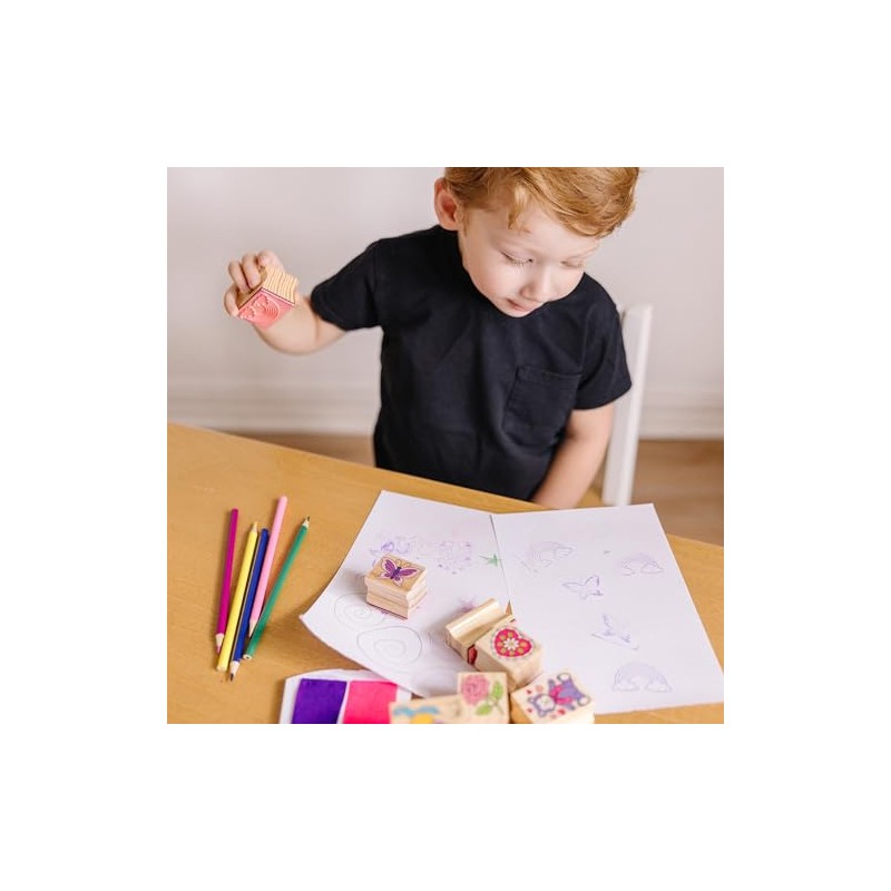 Melissa & Doug Juego De Sellos De Amistad - FSC-Certified