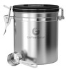 Coffee Gator Coffee Canister, 16oz Airtight Stainless Steel Kitchen Food