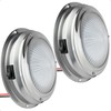 Five Oceans 6-Inch LED Marine Interior Dome Light, 2-Pack Round
