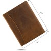 Jack&Chris Leather Portfolio, A4 Document Folder Legal Pad Padfolio, Professional