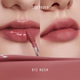 TIMEPHORIA ALTERA BLURRING LIP TINT - Shine Lip Gloss to Soft Blurry Lip Matte Finish, Long-Lasting Lip Stain, Smooth and Blur lip lines, Watery-Velvet Feel, Hydrating & Non-Sticky (012 HUSH)