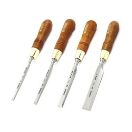 NAREX 4pc PREMIUM POLISHED BEVEL EDGE CHISELS CHISEL SET 8mm 10mm 16mm 32mm