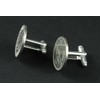 Miniblings 1 DM German Germany Mark Cuff Links Cufflinks Brd