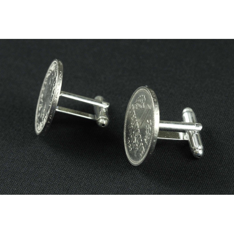 Miniblings 1 DM German Germany Mark Cuff Links Cufflinks Brd
