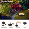 Flacchi Solar Lights Outdoor Waterproof - 2-in-1 Solar Powered Ground