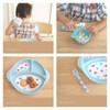 Kingyo Gonigeta Gomi Taro Children's Tableware Gift Set (Mizuiro) K37001