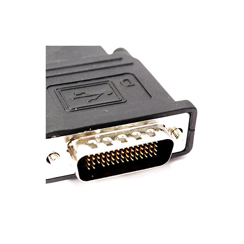 BeMatik - Duplicator Cable DMS59-Male to DVI-I-2X female 15cm