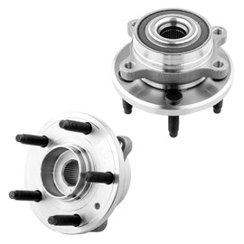 AutoForever 513275 (Pair) Front Wheel Hub Bearing Compatible with Ford Taurus 2010-2019,MKS MKT Flex 2009-2019,5 Lug Bolts w/ABS