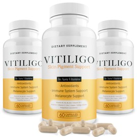 Dermawonder Vitiligo Capsules 60 Count | Effective Vitiligo Supplement | Reduce White Spots and Improve Skin Pigmentation Support | Suitable for All Skin | Natural Solution for White Spots on (3)