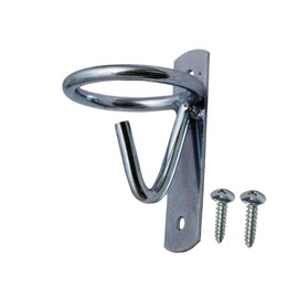Derby Originals Heavy Duty Wall Mount Metal Bucket Hook Hangers - for Use with Horses, Livestock, Pets, Indoors/Outdoors, Garage/Automotive - Available in Lots of 1, 4, and 6