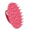 One-piece Silicone Scalp Massager Shampoo Brush Hair Wash Scrubber, Pink
