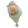 Sterntaler Girls' Inka Bobble Hat, Green