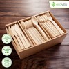 100% Bamboo Forks Spoons Knives Cutlery Combo Set - 380