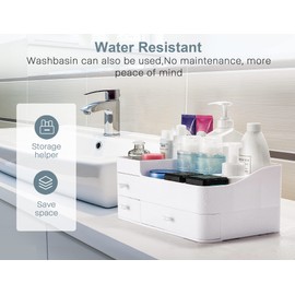 Makeup Organizer with Drawers,Large Capacity Bathroom Organizer and Storage,Vanity,Large Bathroom Countertop,Bedroom Storage for Skincare,Cosmetics,Perfume,Brushes,Eyeshadow,Lipstick, Nail Polish