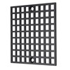 4" Matte Black Shower Drain Cover, 304 Stainless Steel Square