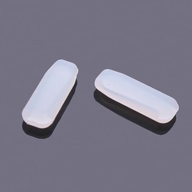 Eyeglass Nose Pads Silicone Sunglass Replacement for IC! Berlin Glass White