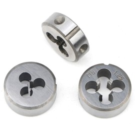 Rowiz Metric Die Wrench Set, Circular Die M3 M4 M5 M6 M8 M10 M12 with T-Handle Wrench Pack of 8