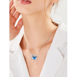 Dorunmo Koala Necklace Sterling Silver Koala Animal Necklace for Women Mother's Day Anniversary Koala Jewelry for Women Mom