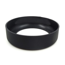 Gteller 2 tapas protectoras de silicona para tarros de alimentos (negro, 125 mm)