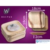 Waipur Organic Palm Leaf Plates - Rectangular Plates in Five