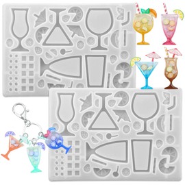 Cups Design Resin Molds Silicone Cocktail Glass Reusable Lemon