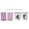 2 piece Simple Transparent Vertical-Striped Bathroom Glass Toothbrush Cup and